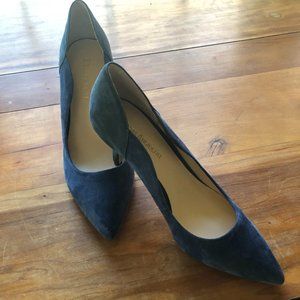 Enzo Angiolni Blue Suede  Pumps
